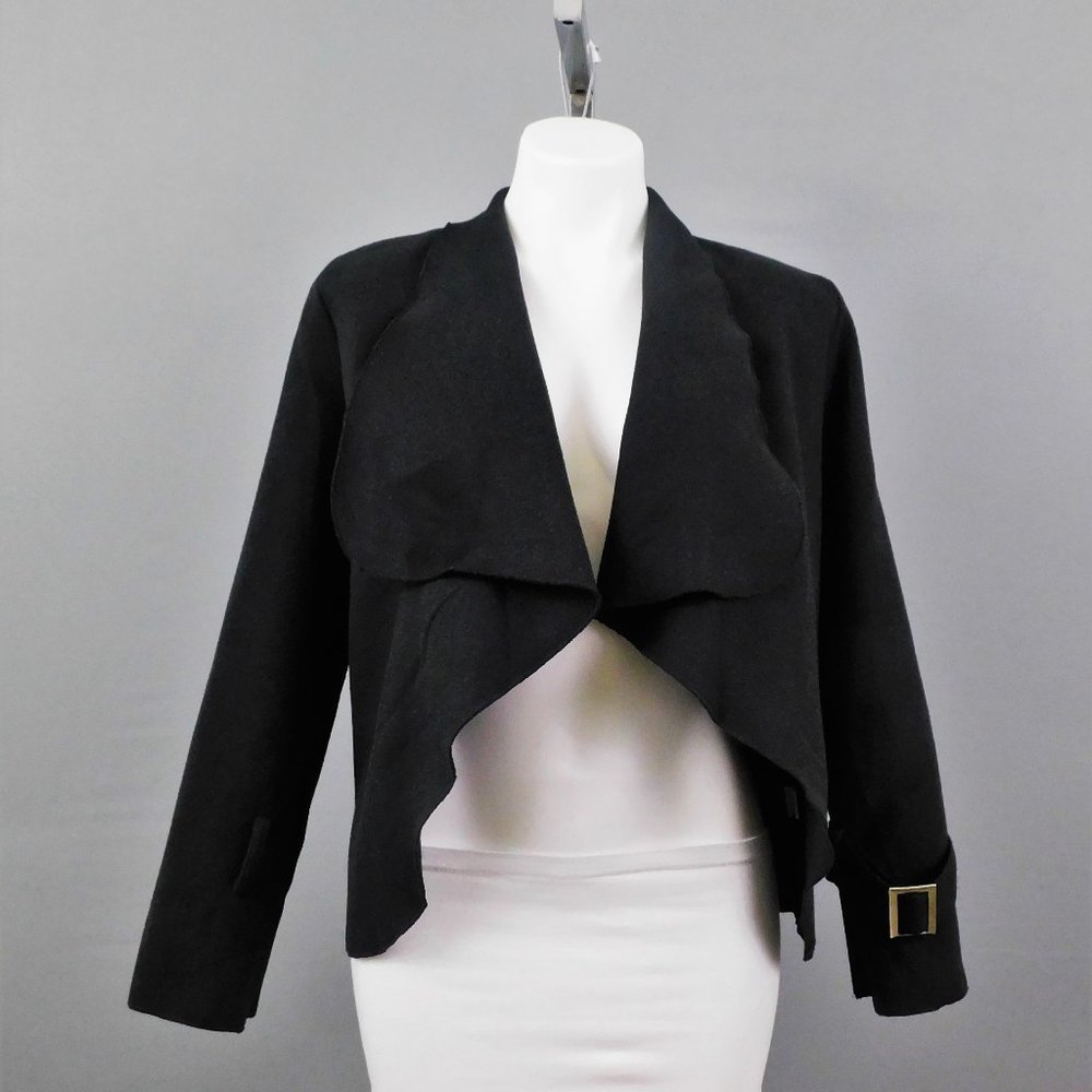 Women Black Cropped‎ Cardigan S